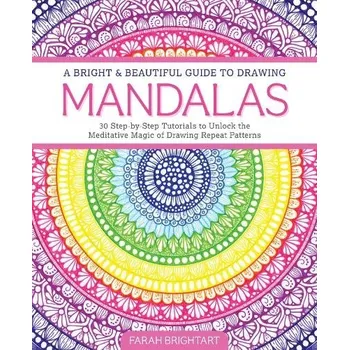 Cizojazyčná kniha Bright & Beautiful Guide to Drawing Mandalas - Alhamawi, Farah