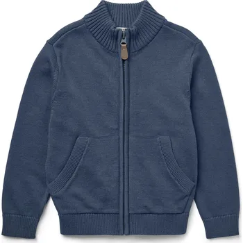 Dětská móda 702305 - Tchibo - Dívčí pletený svetr - pro ženy - vel. 122/128 - barva: modrá