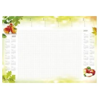 Kalendář Planer 2022 A2 z listwą Gruszki T-1-A2-3