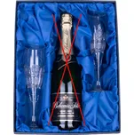 ONTE CRYSTAL Sada na sekt se skleničkami 150ml, Klasika Šampus set - počet skleniček: 2 broušené skleničky