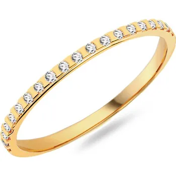 Prsten Dámský snubní prsten s lab-grown diamantem 1,2 mm IZKR022-F-LG + dárkové balení LUXUS zdarma