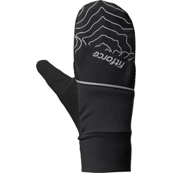 Rukavice Rukavice na běhání Fitforce PHANTOM S Černá, Šedá