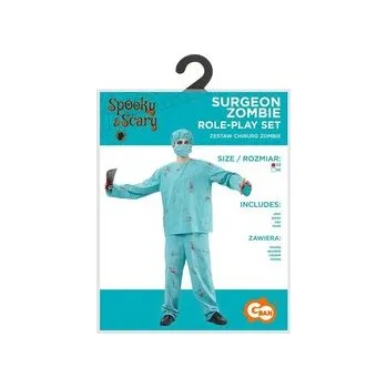 Karnevalový kostým Strój dla dorosłych Chirurg Zombie rozm. 52
