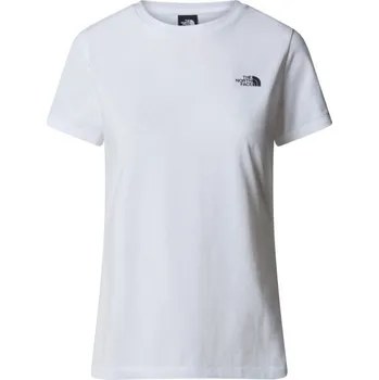 Dámské tričko Dámské tričko The North Face W S/S SIMPLE DOME SLIM TEE XL Bílá, Černá