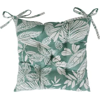 Potah na židli Blancheporte Sada 2 čtvercových podsedáků na židli zelenkavá 2 ks