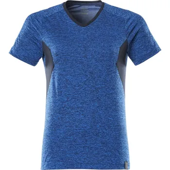 Pánské tričko MASCOT® Triko Azurově modrý melánž/černomodrá Velikost: XL