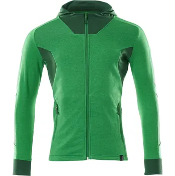 Pánská mikina MASCOT® Mikina s kapucí na zip Travnatě zelená/Zelená Velikost: S
