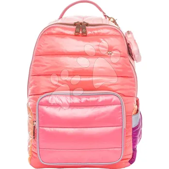 Školní batoh Školní taška batoh New Bobbie Puffer Pink Jeune Premier ergonomická luxusní provedení 42*30 cm