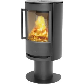 Krbová kamna Hwam Wiking Luma 2 na podstavci šedá