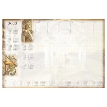 Kalendář Planer 2022 B3 z listwą Kobieta T-2-B3-2