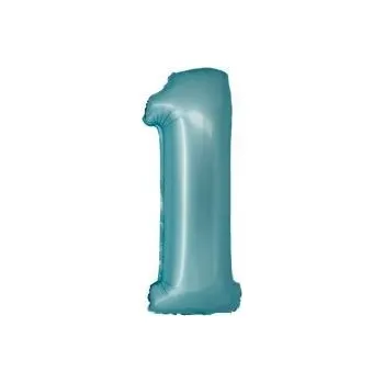 GoDan GD balónek fóliový 76cm "1" modrý mat