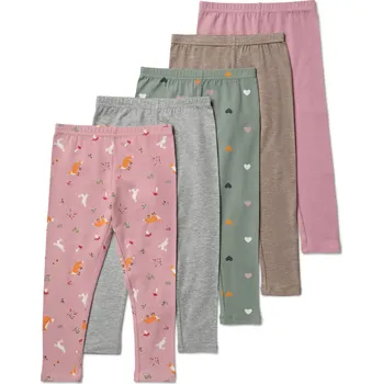 Dívčí legíny 703155 - Tchibo - Dětské legíny - pro miminko - vel. 50/56 - barva: zelená