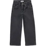 703242 - Tchibo - Dětské džíny s rovnými nohavicemi – střih »Mats« - pro miminko - vel. 92 - barva: černá