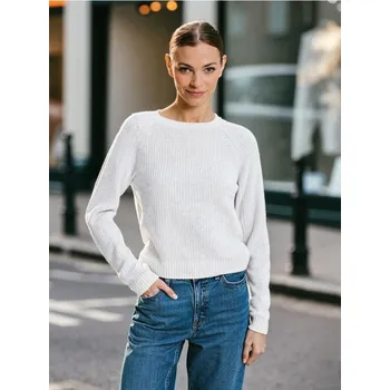 Dámský svetr Sinsay - Svetr - krémová - 380FJ-01X - 380FJ-01X-L