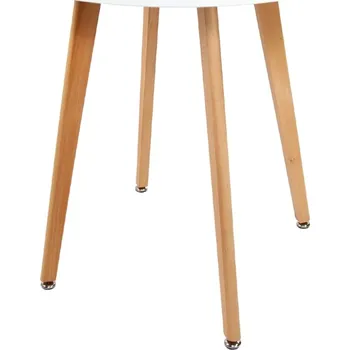 Jídelní stůl IDA Kulatý jídelní stůl EDNA, Bílá 80 cm