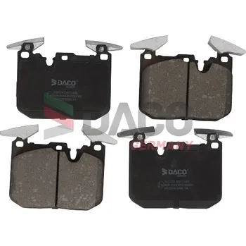 Brzdová destička Sada brzdových destiček, kotoučová brzda DACO 320329