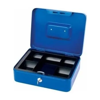 Příruční pokladna Přenosná pokladna Donau 200x180x90mm modrá