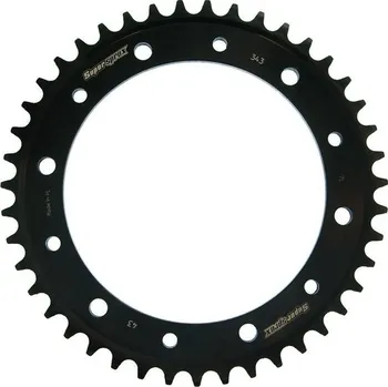 Řetězová sada pro motocykl Řetězová rozeta SUPERSPROX RFE-343:43-BLK černý 43 zubů, 530