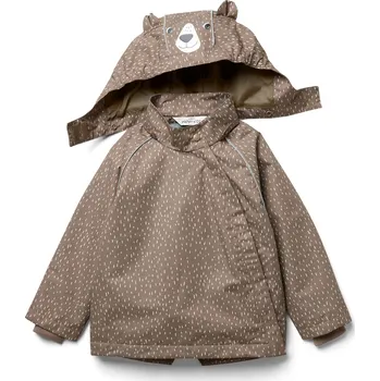 Chlapecká bunda 704444 - Tchibo - Dětská termobunda do deště - pro ženy - vel. 122/128 - barva: bílá/s potiskem