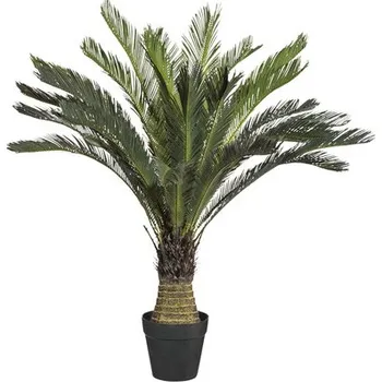 umělá květina Umělá rostlina cykas cycas revoluta 130 cm zelená v plastovém květináči 28x17,5 cm