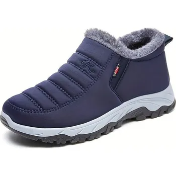 Pánská zimní obuv Zimní zateplené boty s protiskluzovou podrážkou Barva: Modrá, Velikost: 39