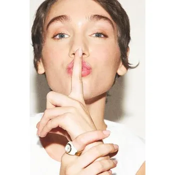 Hodinky Hodinky Fossil Watch Ring ES5412 Bílá OS