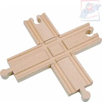 Dřevěná hračka WOODY DŘEVO Křižovatka příslušenství k dráze *DŘEVĚNÉ HRAČKY* | 33