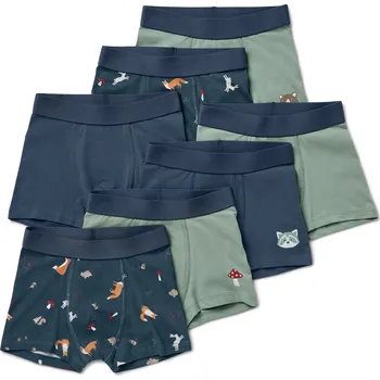 706703 - Tchibo - Chlapecké boxerky - pro kluky - vel. 110/116 - barva: modrá/s potiskem