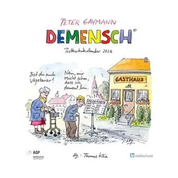 Demensch. Postkartenkalender 2026 - Klie, Thomas