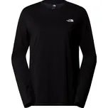 Dámské tričko s dlouhým rukávem The North Face W L/S SIMPLE DOME TEE XL Černá, Bílá