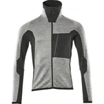 MASCOT® Fleecová mikina na zip Šedá melánž/Černá Velikost: 4XL