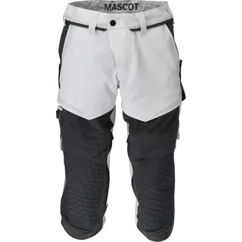 Pracovní oblečení MASCOT® Tříčtvrteční kalhoty s kapsami na kolenou Bílá/antracitově šedá Velikost: 56