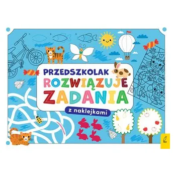 Przedszkolak rozwiązuje zadania. Zeszyt niebieski - opracowanie zbiorowe