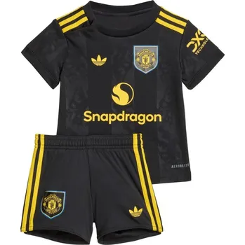 adidas Manchester United Third Babykit 2025 2026 Black 6-9 Months