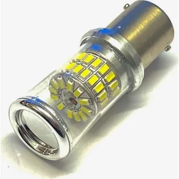 Tuning žárovka LED 12V-24V 21W BA15s 48xLED 3014 s vyzařováním do paraboly