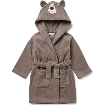 Dívčí župan 701410 - Tchibo - Dětský župan »Medvídek« - pro ženy - vel. 134/140 - barva: bílá