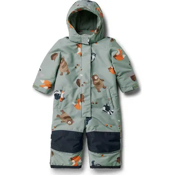 dívčí zimní kombinéza Tchibo Dětská zimní kombinéza modrá/s potiskem 122/128