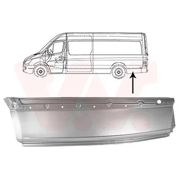 Blatník karosérie Boční stěna VAN WEZEL 2982143