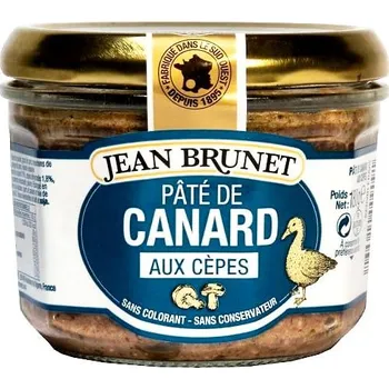 Jean Brunet Kachní paštika s hříbkem, 180g