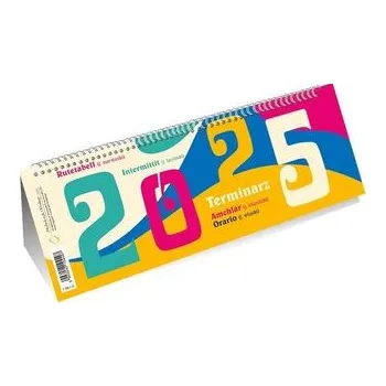 Kalendář Kalendarz 2025 poziomy ze spiralką terminarz