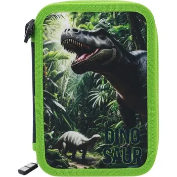 Penál Manal Třípatrový penál SUPERSTAR, plný 42 ks, DINO 23