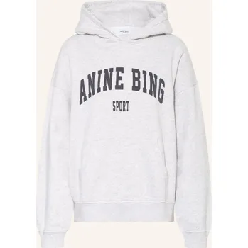 Dámská mikina Anine Bing Dámská Mikina S Kapucí Harvey, světle šedá, 34