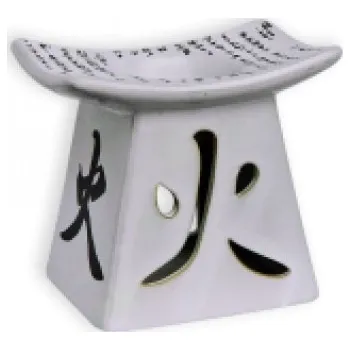 Aroma lampa Aromalampa "Pyramida Oheň bílá" TML R143