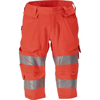 MASCOT® Šortky dlouhé Hi-vis červená Velikost: 47