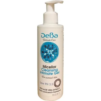 DEBA: Micelární čistící intimní gel pro normální pokožku 200ml K1487