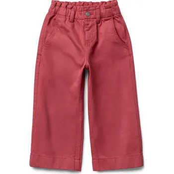 Dívčí džíny 703239 - Tchibo - Dětské džíny s širokými nohavicemi – střih »Greta« - pro dívky - vel. 128 - barva: červená