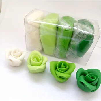 Dortisimo SweetArt potahovací a modelovací hmoty vanilkové bílá a zelená (4x100 g)