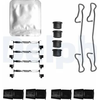 Přislušenství brzdového systému Sada příslušenství, obložení kotoučové brzdy DELPHI LX0813