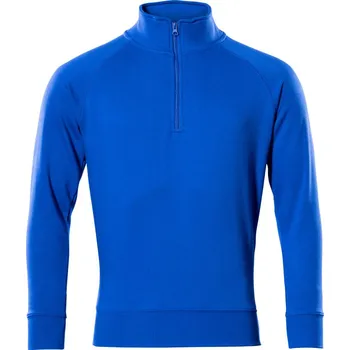 Pánská mikina MASCOT® Mikina s krátkým zipem Zrnitá modrá Velikost: 3XL