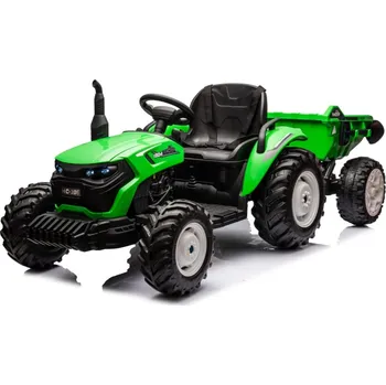 autíčko Hütermann Traktor s přívěsem, světle zelená 24V